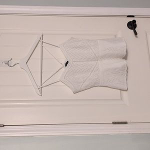 Peplum White House Black Market eyelet top